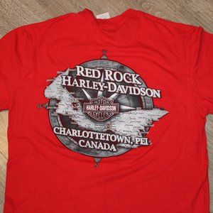 Mens Medium Harley Davidson Dealer t-shirt